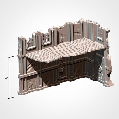 Industrial Ruins - Large L Ruin Right