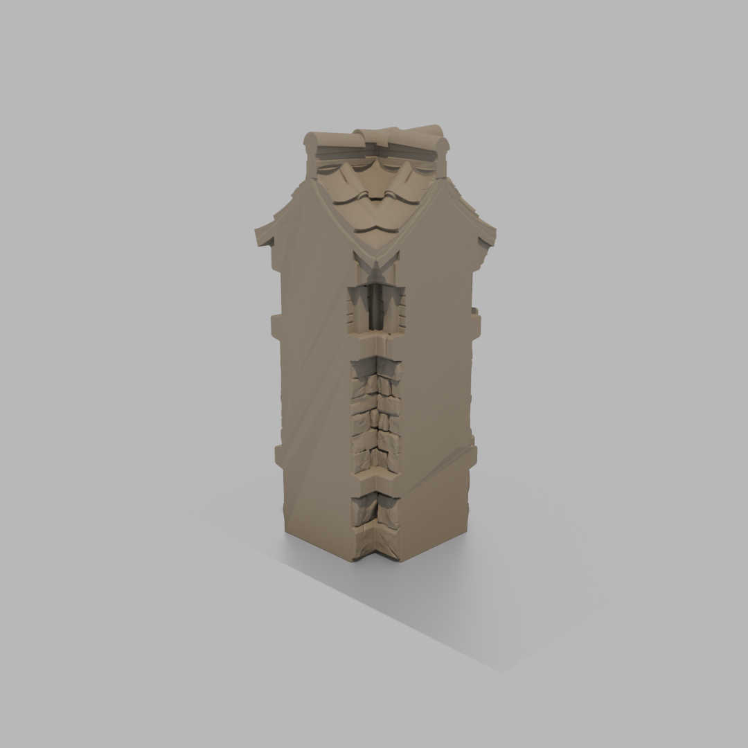Sunrise Castle Inside Walls & Gate - T Shape