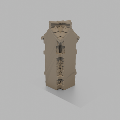 Sunrise Castle Inside Walls & Gate - T Shape