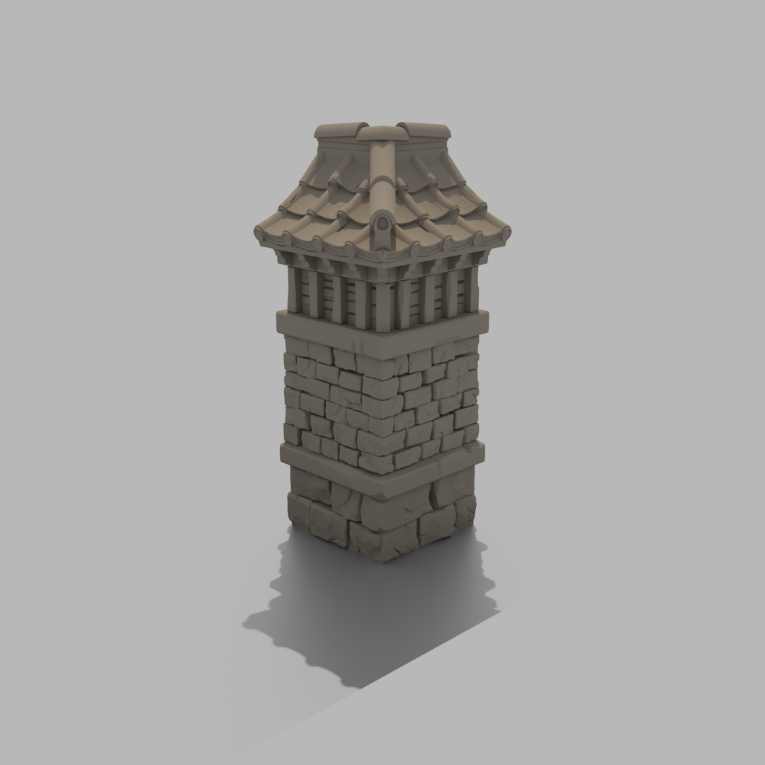 Sunrise Castle Inside Walls & Gate - L Shape