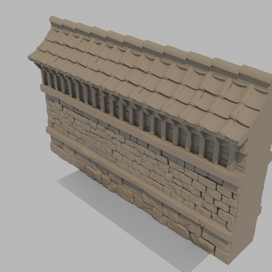 Sunrise Castle Inside Walls & Gate - Till (Wall)
