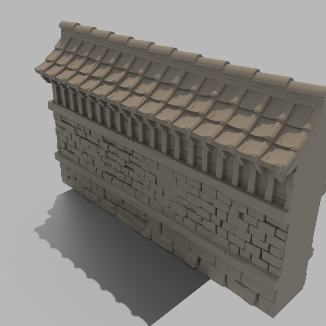 Sunrise Castle Inside Walls & Gate - Till (Wall)