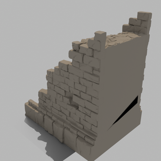 Sunrise Castle Outside Walls & Gate - Debris