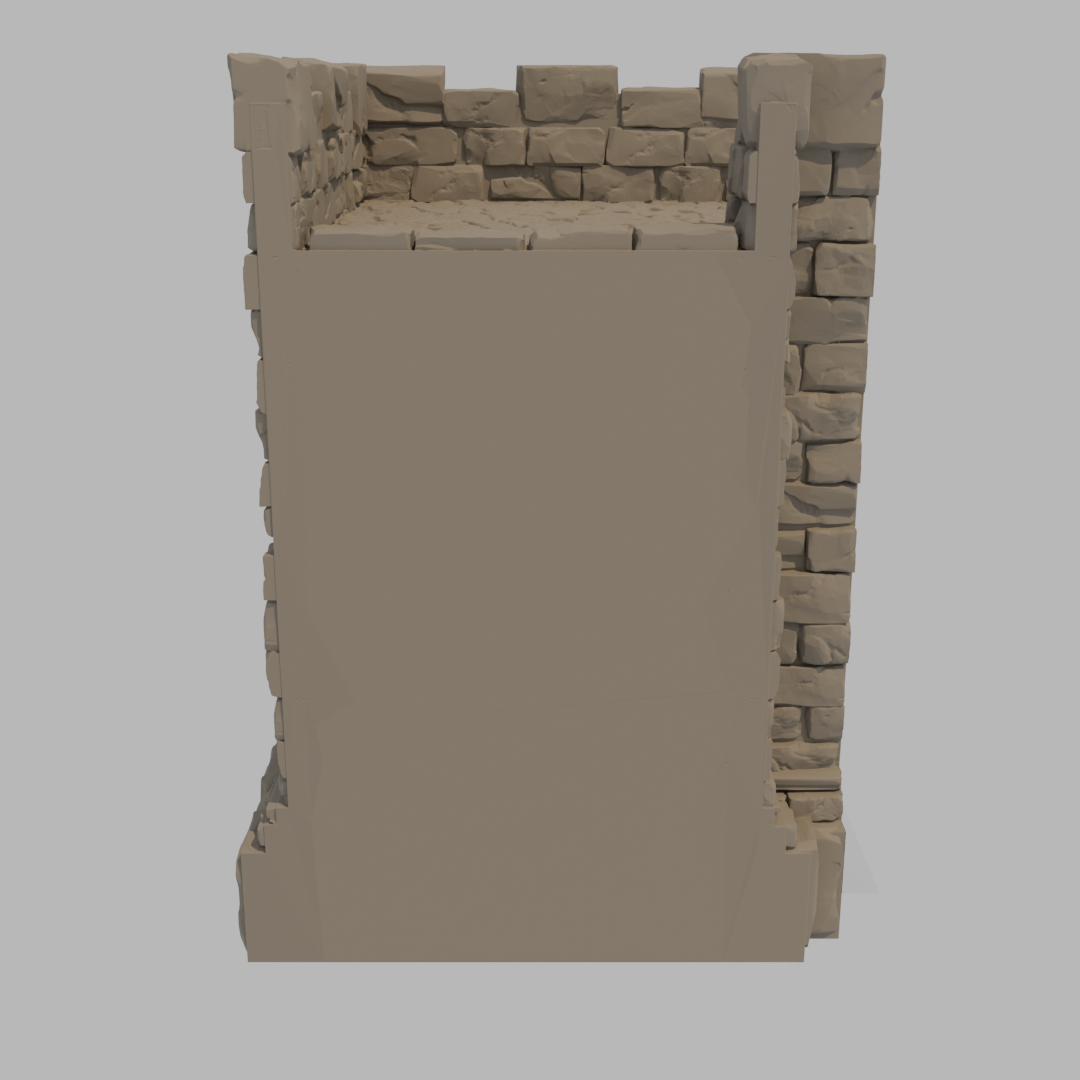 Sunrise Castle Outside Walls & Gate - Inner Corner