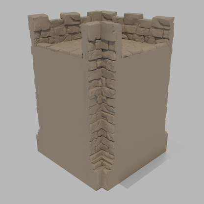 Sunrise Castle Outside Walls & Gate - Inner Corner
