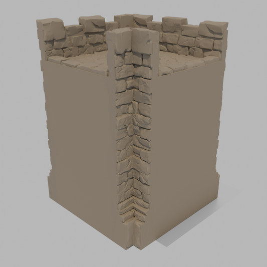 Sunrise Castle Outside Walls & Gate - Inner Corner