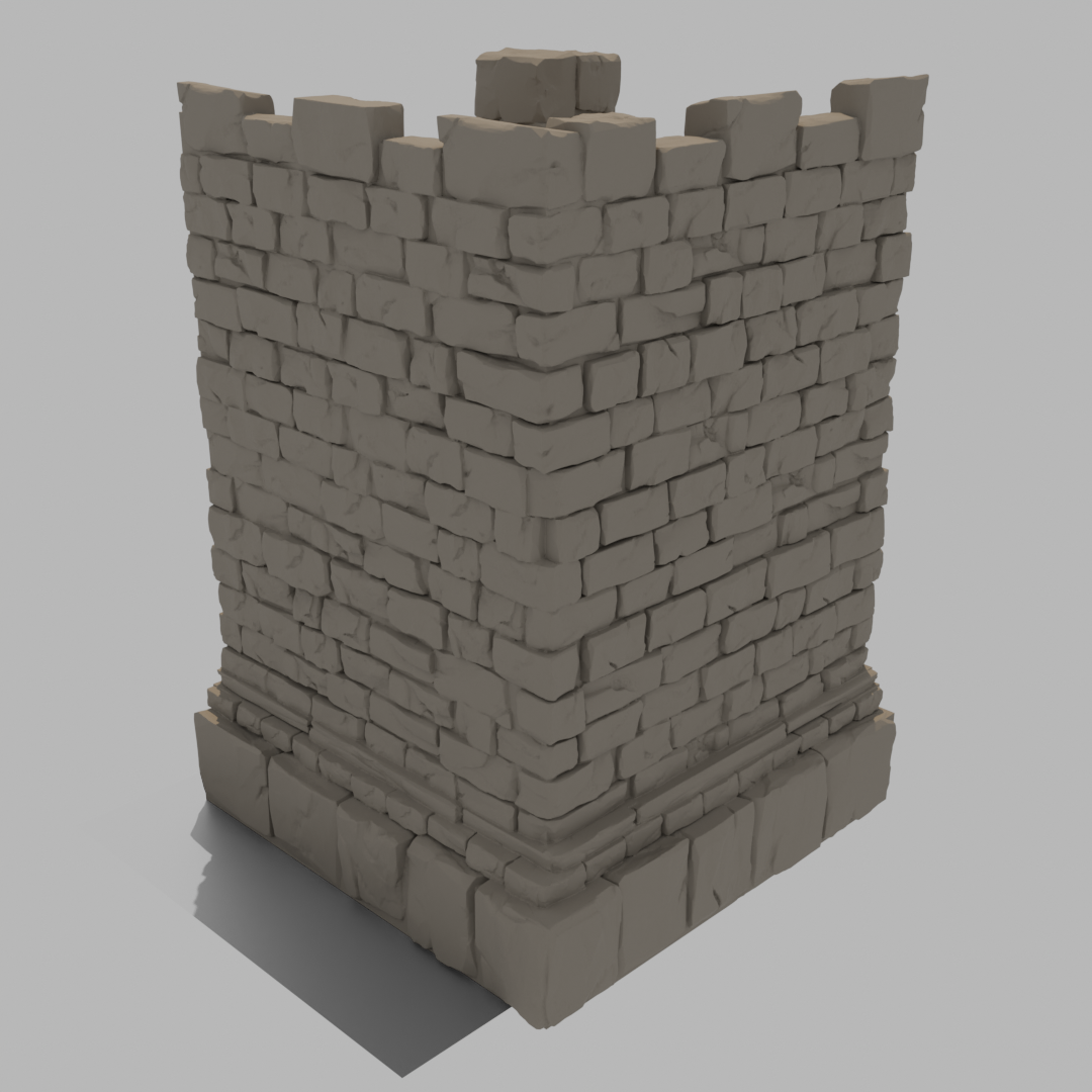 Sunrise Castle Outside Walls & Gate - Inner Corner