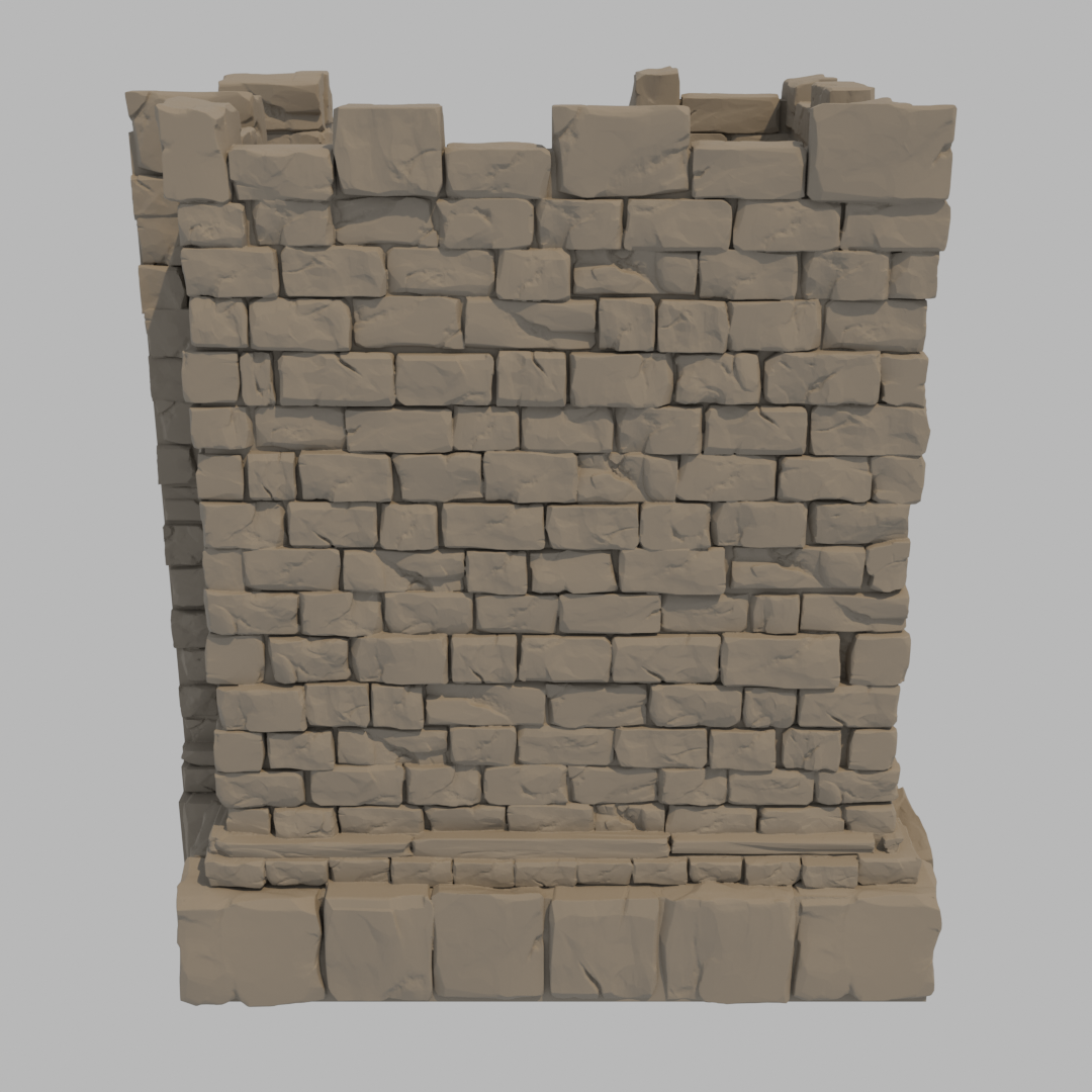 Sunrise Castle Outside Walls & Gate - Outer Corner