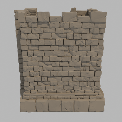 Sunrise Castle Outside Walls & Gate - Outer Corner
