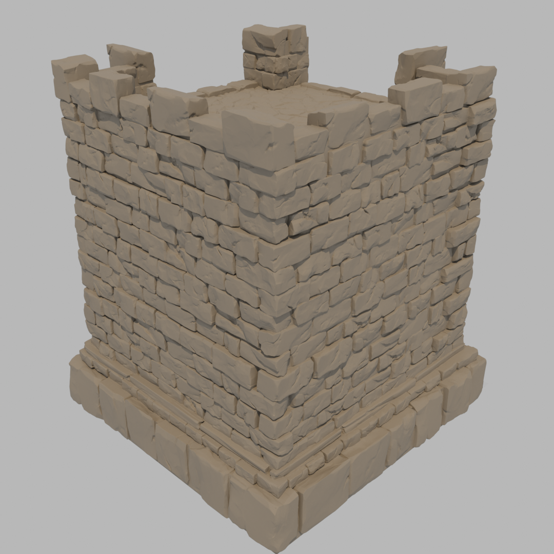 Sunrise Castle Outside Walls & Gate - Outer Corner