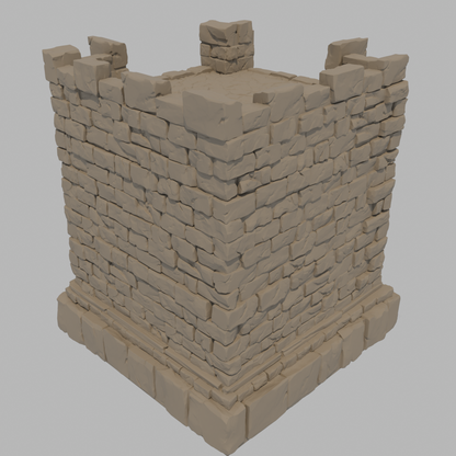 Sunrise Castle Outside Walls & Gate - Outer Corner