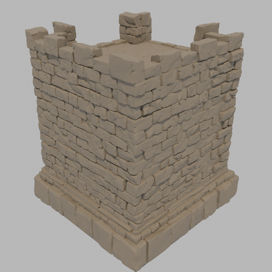 Sunrise Castle Outside Walls & Gate - Outer Corner