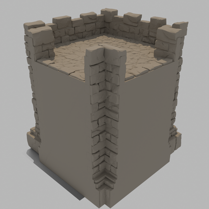 Sunrise Castle Outside Walls & Gate - Outer Corner