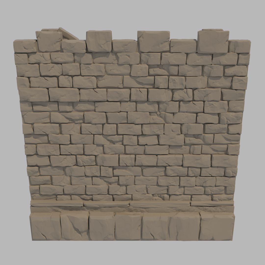 Sunrise Castle Outside Walls & Gate - Stairs Left