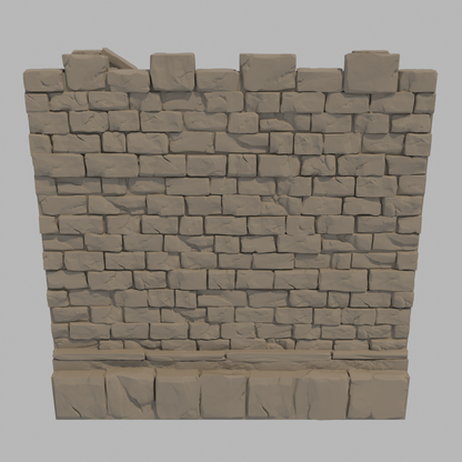 Sunrise Castle Outside Walls & Gate - Stairs Left