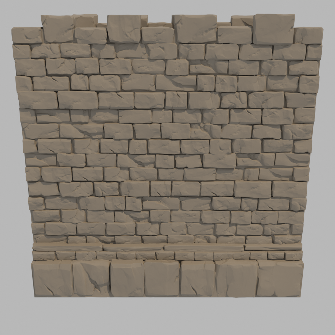 Sunrise Castle Outside Walls & Gate - Till