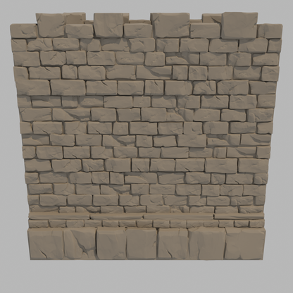 Sunrise Castle Outside Walls & Gate - Till