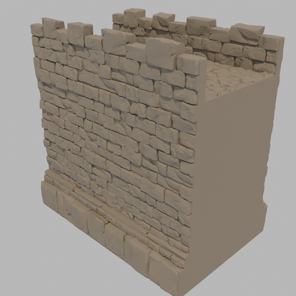 Sunrise Castle Outside Walls & Gate - Till