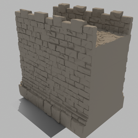 Sunrise Castle Outside Walls & Gate - Till